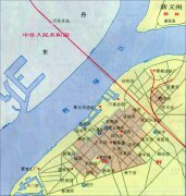鸭绿江地区地图