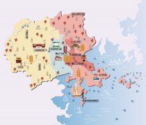  福建省莆田市旅游地图 