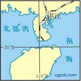 中国主要港口城市－湛江